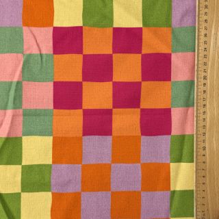 Decoration fabric Joyful Block Patch digital print