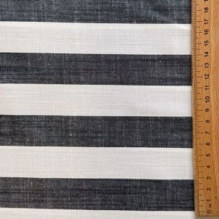 Viscose YARN DYED Stripes BIG navy