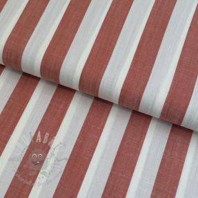 Viscose YARN DYED Stripes BIG orange