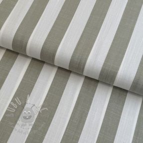 Viscose YARN DYED Stripes BIG green