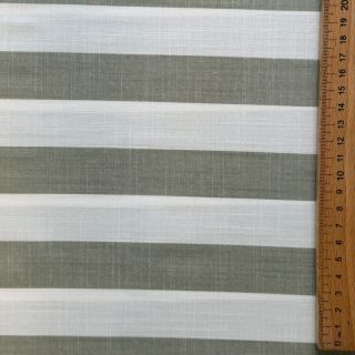 Viscose YARN DYED Stripes BIG green