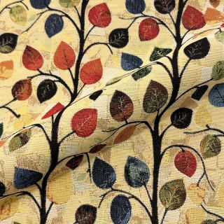 Decoration fabric GOBELIN premium Leaves Funky Arty
