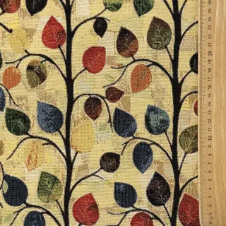 Decoration fabric GOBELIN premium Leaves Funky Arty