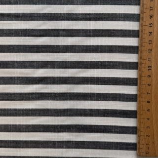 Viscose YARN DYED Stripes SMALL navy