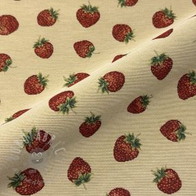Decoration fabric GOBELIN premium Strawberry Sweet Joy