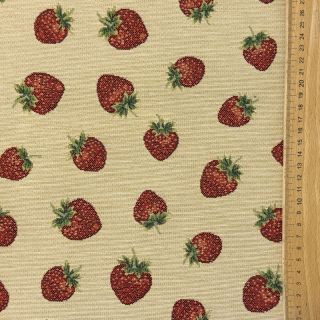 Decoration fabric GOBELIN premium Strawberry Sweet Joy