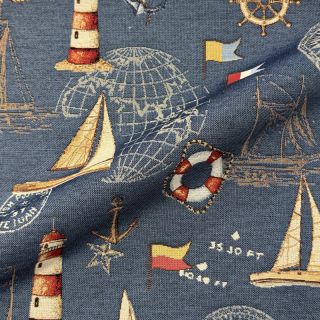 Decoration fabric GOBELIN premium Coast Lighthouse Sea
