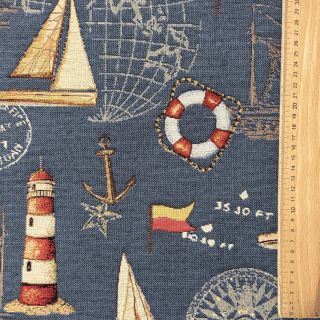 Decoration fabric GOBELIN premium Coast Lighthouse Sea