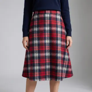 Scottish Check YARN DYED BRUSHED Atlas red