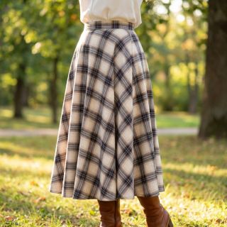 Cotton fabric YARN DYED BRUSHED Check Tim beige