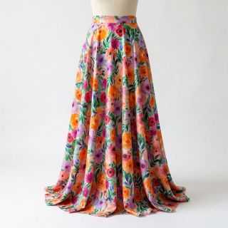 Viscose RADIANCE Flowers Lirie digital print