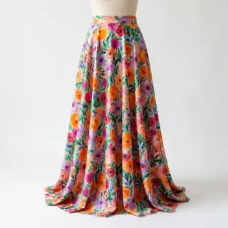 Viscose RADIANCE Flowers Lirie digital print