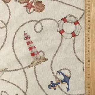 Decoration fabric Linenlook Maritime Rope Mix digital print