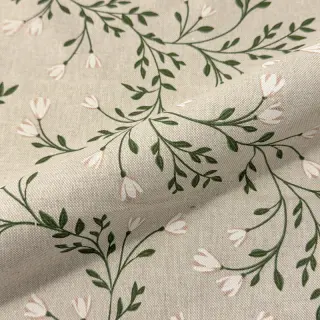 Decoration fabric Linenlook premium Flower Bell Garland