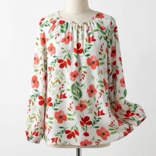 Viscose RADIANCE Flowers Conie red digital print