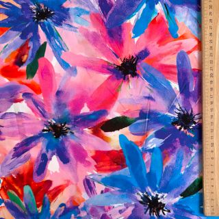 Viscose ECOVERO Flowers design D digital print