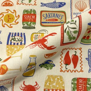 Decoration fabric Mediterranean Vibe digital print