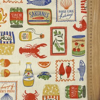 Decoration fabric Mediterranean Vibe digital print