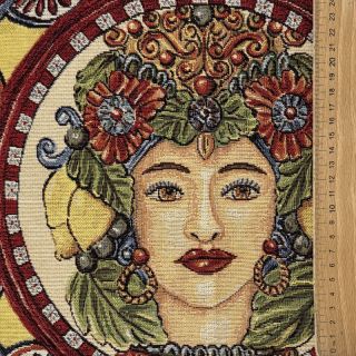 Decoration fabric GOBELIN PREMIUM Sicilian Art Tapestry PANEL
