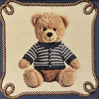 Decoration fabric GOBELIN PREMIUM Teddy Bear Nautic PANEL