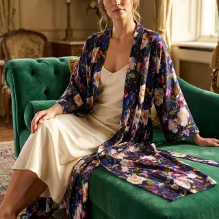 Viscose LUREX Flower Tanja digital print