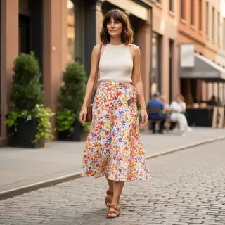 Viscose RADIANCE Flowers Jaja digital print