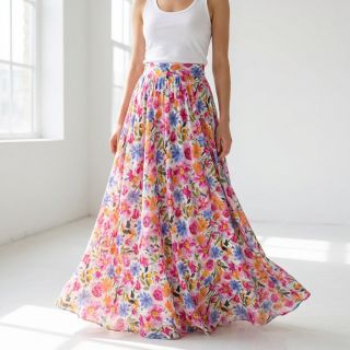 Viscose RADIANCE Flowers Polly digital print