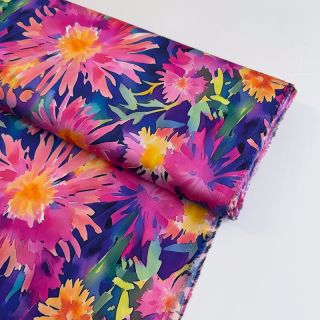 Viscose SATIN Flowers Danna digital print