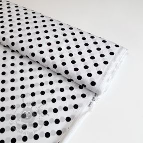 Viscose RADIANCE Polka dot white