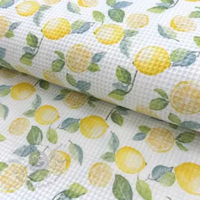 Waffle Lemons digital print