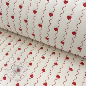 Double gauze/muslin STEPPED Heart