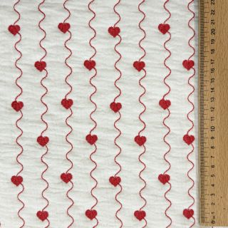 Double gauze/muslin STEPPED Heart