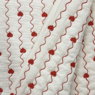 Double gauze/muslin STEPPED Heart