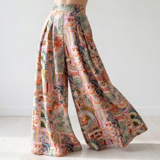 Viscose ECOVERO Abstract multi digital print