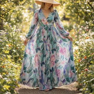 Viscose RADIANCE Flower design C digital print