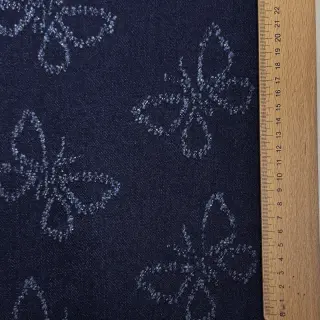 JEANS DENIM JACQUARD Butterflies