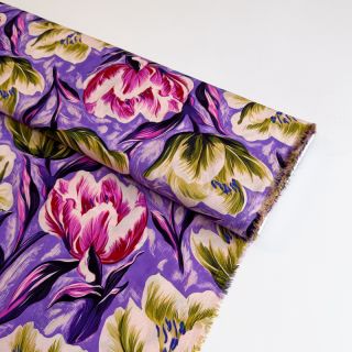 Viscose ECOVERO Flowers design A digital print