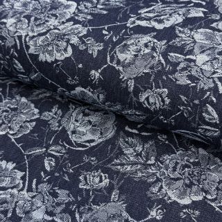 JEANS DENIM JACQUARD Flowie