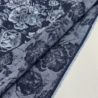 JEANS DENIM JACQUARD Flowie