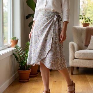 Viscose ECOVERO Flowers Galia offwhite