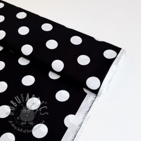 Viscose RADIANCE Polka BIG dot black