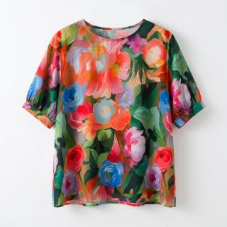 Viscose RADIANCE Flower design B digital print