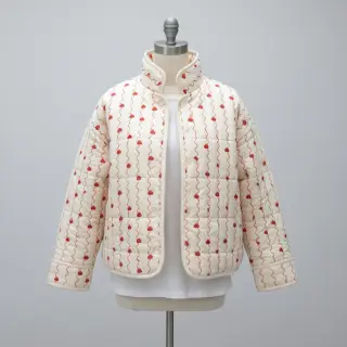 Double gauze/muslin STEPPED Heart