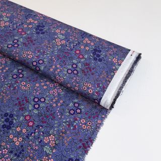 Viscose ECOVERO Flowers Galia purple