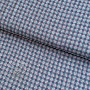 Cotton fabric YARN DYED Check Anabel teal