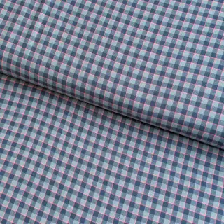 Cotton fabric YARN DYED Check Anabel teal
