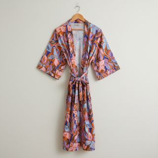 Cotton fabric VISCOSE Flowers dark petrol