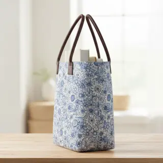 Decoration fabric Linenlook Bloom Fully Mix digital print