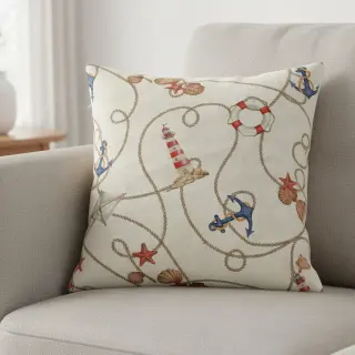 Decoration fabric Linenlook Maritime Rope Mix digital print