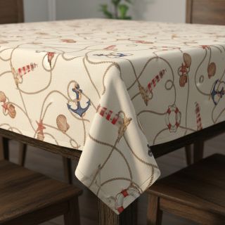 Decoration fabric Linenlook Maritime Rope Mix digital print